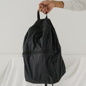 baggu black packable backpack